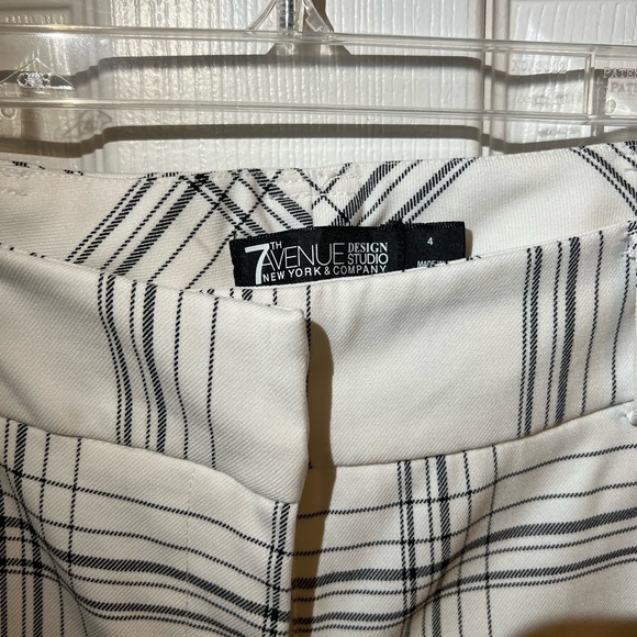 Black and white boot cut trousers - Picture 2 of 3